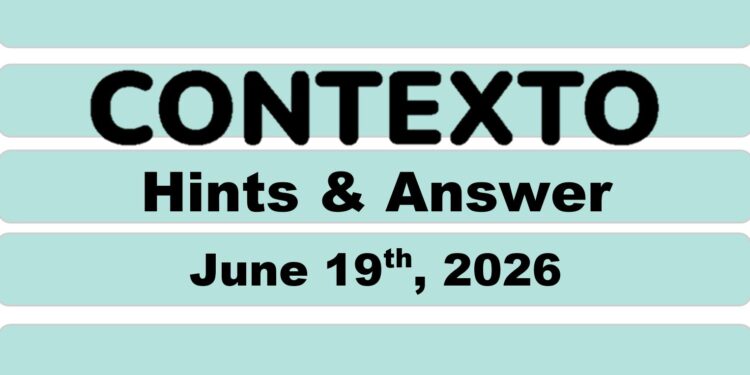 Daily Contexto 1370 - June 19th 2026
