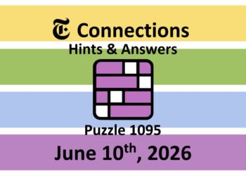 ‘Wordle’ Answer Today 1817 June 10th 2026 – Hints and Solution (6/10/26)