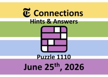 ‘Wordle’ Answer Today 1832 June 25th 2026 – Hints and Solution (6/25/26)