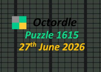 ‘Wordle’ Answer Today 1834 June 27th 2026 – Hints and Solution (6/27/26)
