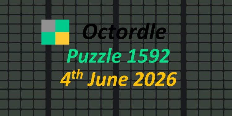 Daily Octordle 4th June 2026 Answers Today 1592