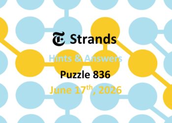 ‘Wordle’ Answer Today 1824 June 17th 2026 – Hints and Solution (6/17/26)