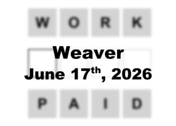 ‘Wordle’ Answer Today 1824 June 17th 2026 – Hints and Solution (6/17/26)