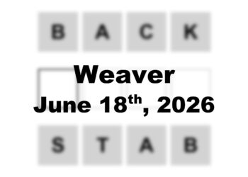 ‘Wordle’ Answer Today 1825 June 18th 2026 – Hints and Solution (6/18/26)