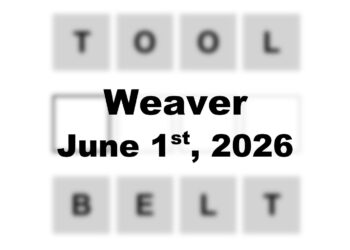 ‘Weaver’ Answer Today Tool to Belt: June 1st 2026 Hints and Solution