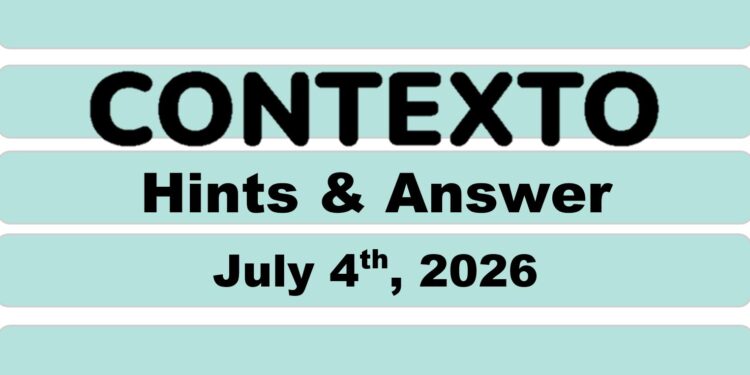 Daily Contexto 1385 - July 4th 2026