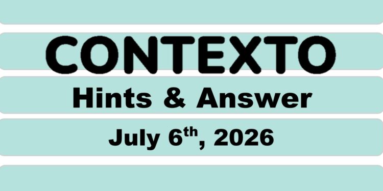 Daily Contexto 1387 - July 6th 2026