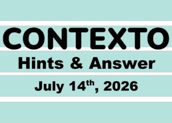 ‘Wordle’ Answer Today 1851 July 14th 2026 – Hints and Solution (7/14/26)
