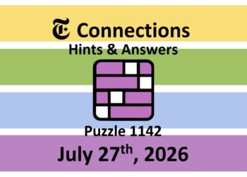 ‘Wordle’ Answer Today 1864 July 27th 2026 – Hints and Solution (7/27/26)