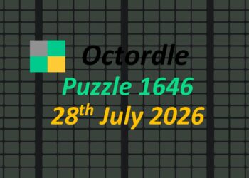 ‘Wordle’ Answer Today 1865 July 28th 2026 – Hints and Solution (7/28/26)