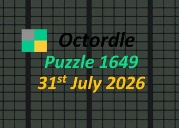 ‘Wordle’ Answer Today 1868 July 31st 2026 – Hints and Solution (7/31/26)