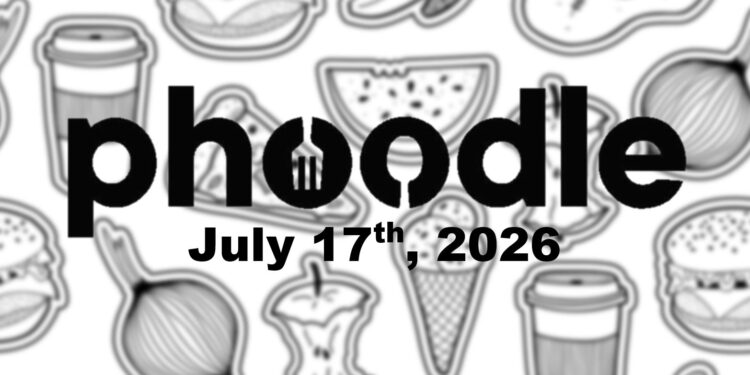 Daily Phoodle - 17th July 2026