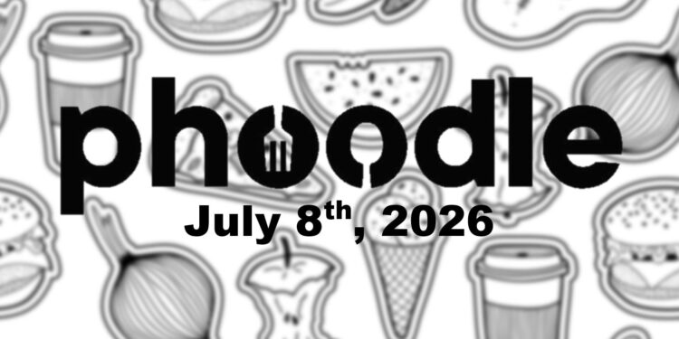 Daily Phoodle - 8th July 2026