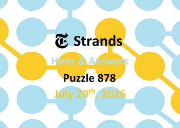 ‘Wordle’ Answer Today 1866 July 29th 2026 – Hints and Solution (7/29/26)