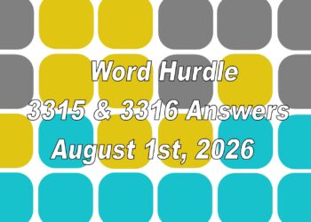 ‘Wordle’ Answer Today 1869 August 1st 2026 – Hints and Solution (8/1/26)