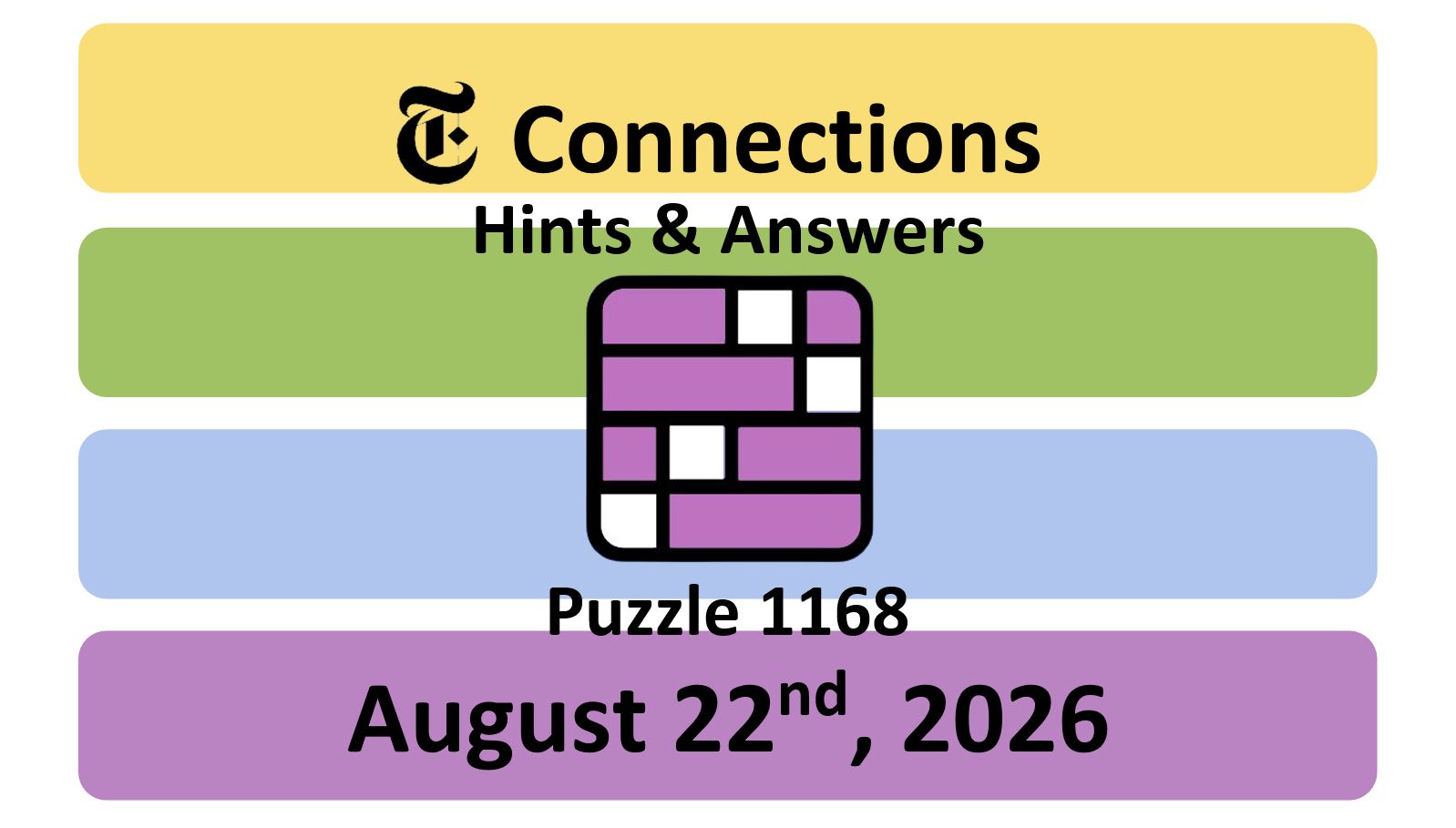 ‘Wordle’ Answer Today 1890 August 22nd 2026 – Hints and Solution (8/22/26)