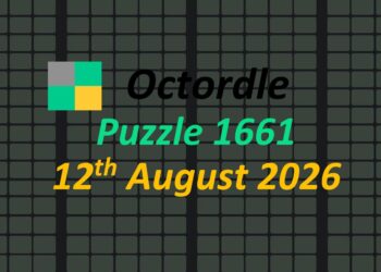 ‘Wordle’ Answer Today 1880 August 12th 2026 – Hints and Solution (8/12/26)
