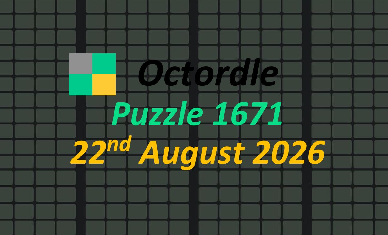 ‘Wordle’ Answer Today 1890 August 22nd 2026 – Hints and Solution (8/22/26)
