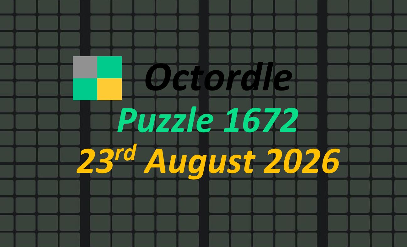 ‘Wordle’ Answer Today 1891 August 23rd 2026 – Hints and Solution (8/23/26)