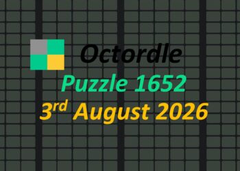 ‘Wordle’ Answer Today 1871 August 3rd 2026 – Hints and Solution (8/3/26)