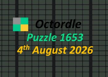 ‘Wordle’ Answer Today 1872 August 4th 2026 – Hints and Solution (8/4/26)