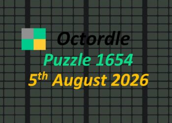 ‘Wordle’ Answer Today 1873 August 5th 2026 – Hints and Solution (8/5/26)