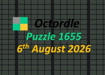 ‘Wordle’ Answer Today 1874 August 6th 2026 – Hints and Solution (8/6/26)