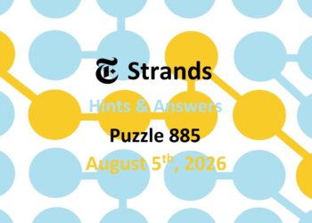 ‘Wordle’ Answer Today 1873 August 5th 2026 – Hints and Solution (8/5/26)