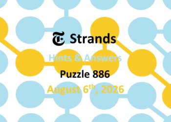‘Wordle’ Answer Today 1874 August 6th 2026 – Hints and Solution (8/6/26)