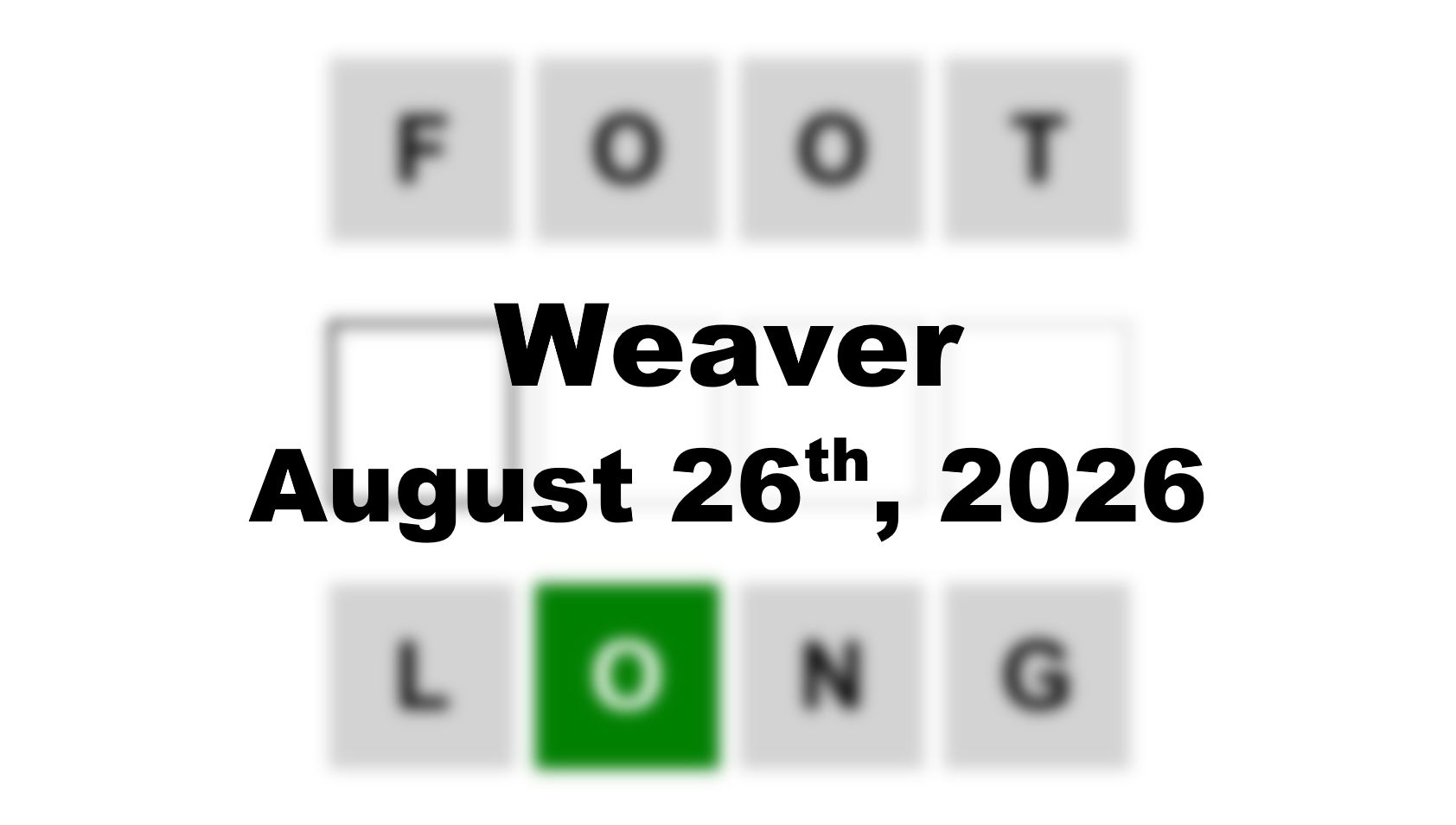 ‘Wordle’ Answer Today 1894 August 26th 2026 – Hints and Solution (8/26/26)