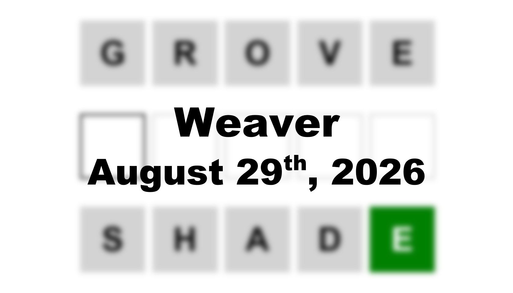 ‘Wordle’ Answer Today 1897 August 29th 2026 – Hints and Solution (8/29/26)