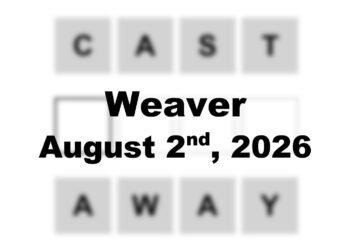‘Wordle’ Answer Today 1870 August 2nd 2026 – Hints and Solution (8/2/26)