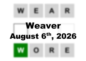 ‘Wordle’ Answer Today 1874 August 6th 2026 – Hints and Solution (8/6/26)