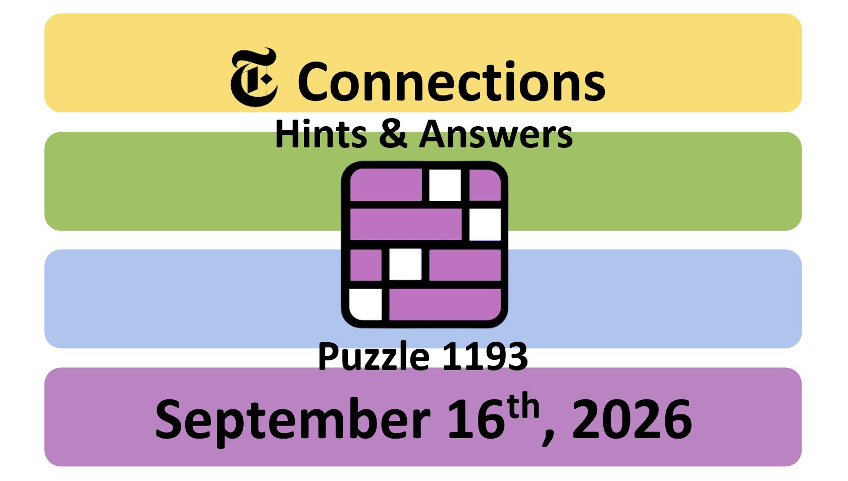 ‘Wordle’ Answer Today 1915 September 16th 2026 – Hints and Solution (9/16/26)