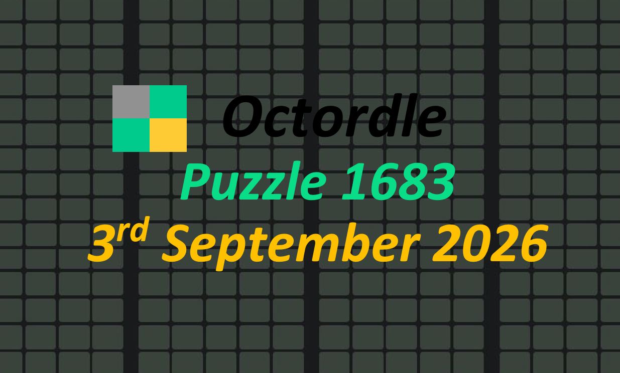 Daily ‘Octordle’ Answers 1683 September 3rd, 2026 – Hints and Solutions (9/3/26)