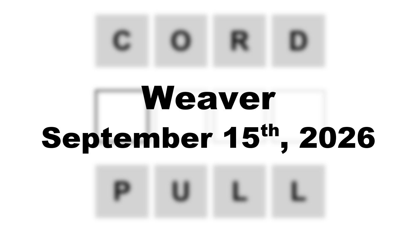 ‘Wordle’ Answer Today 1914 September 15th 2026 – Hints and Solution (9/15/26)