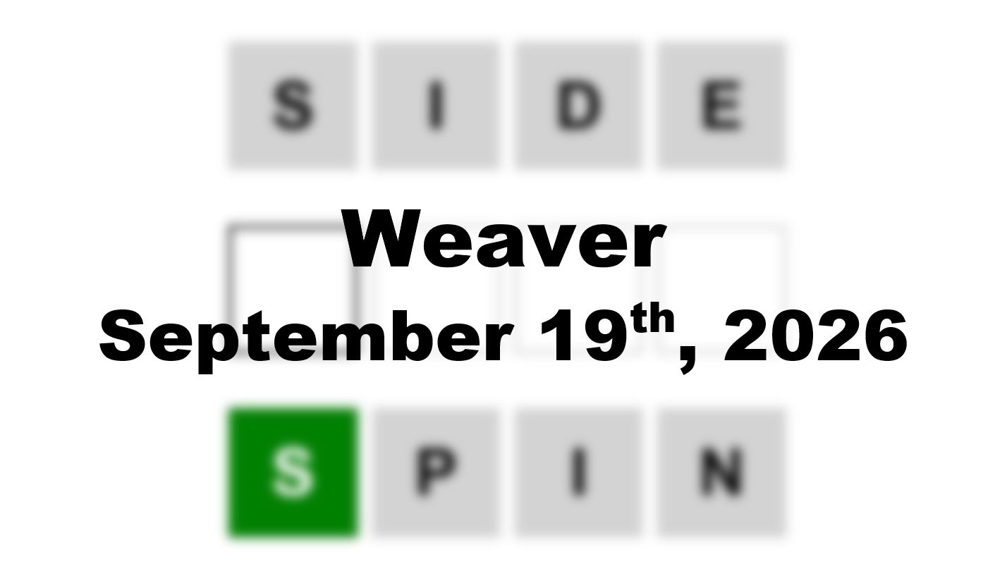 ‘Wordle’ Answer Today 1918 September 19th 2026 – Hints and Solution (9/19/26)