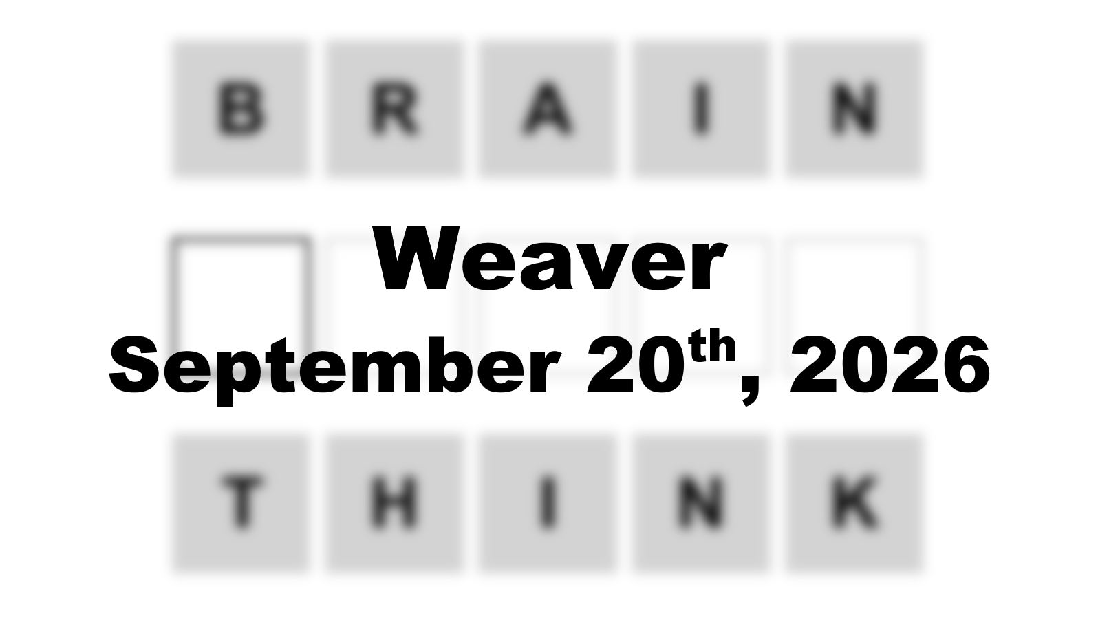 ‘Wordle’ Answer Today 1919 September 20th 2026 – Hints and Solution (9/20/26)