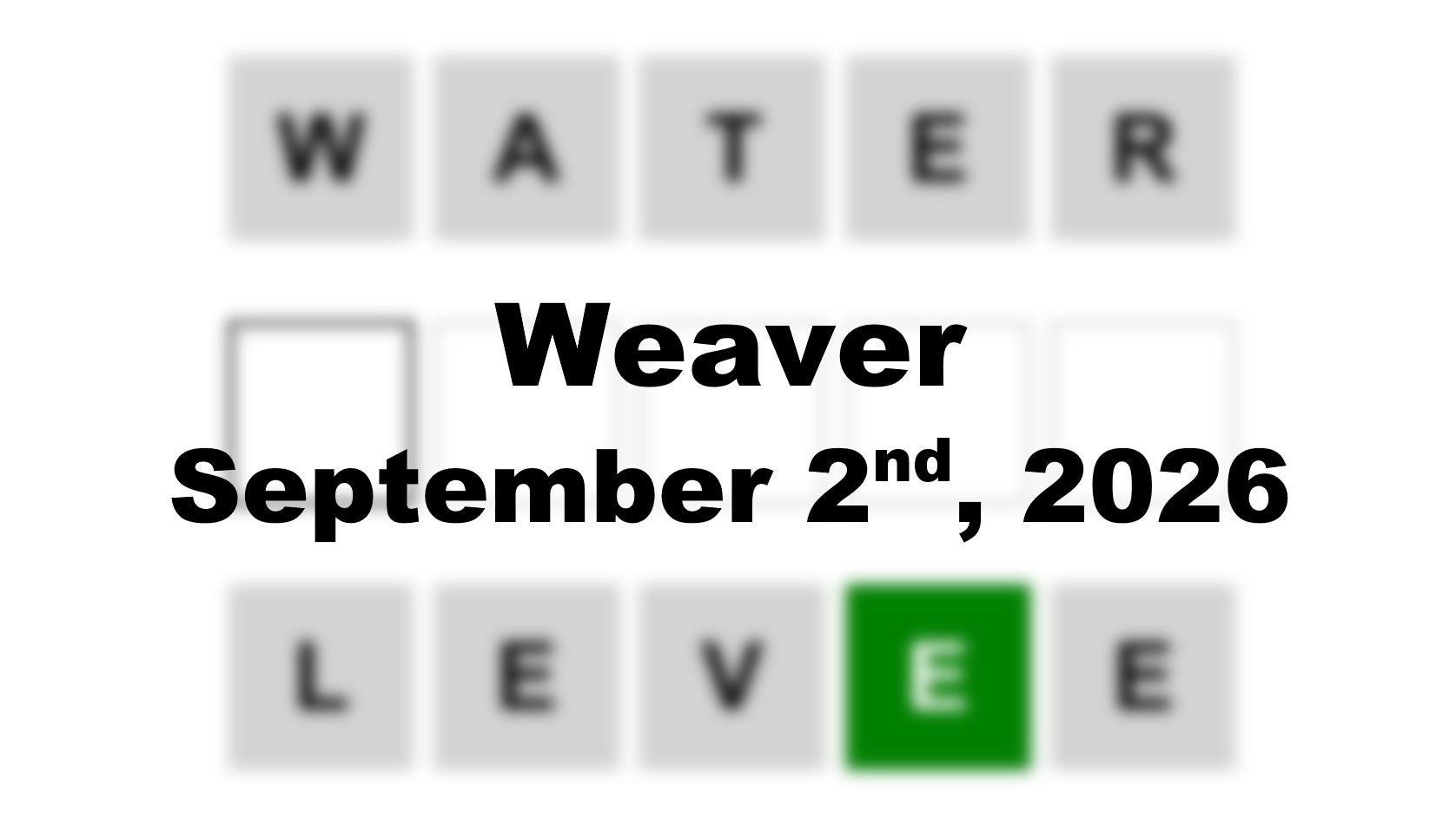 ‘Wordle’ Answer Today 1901 September 2nd 2026 – Hints and Solution (9/2/26)