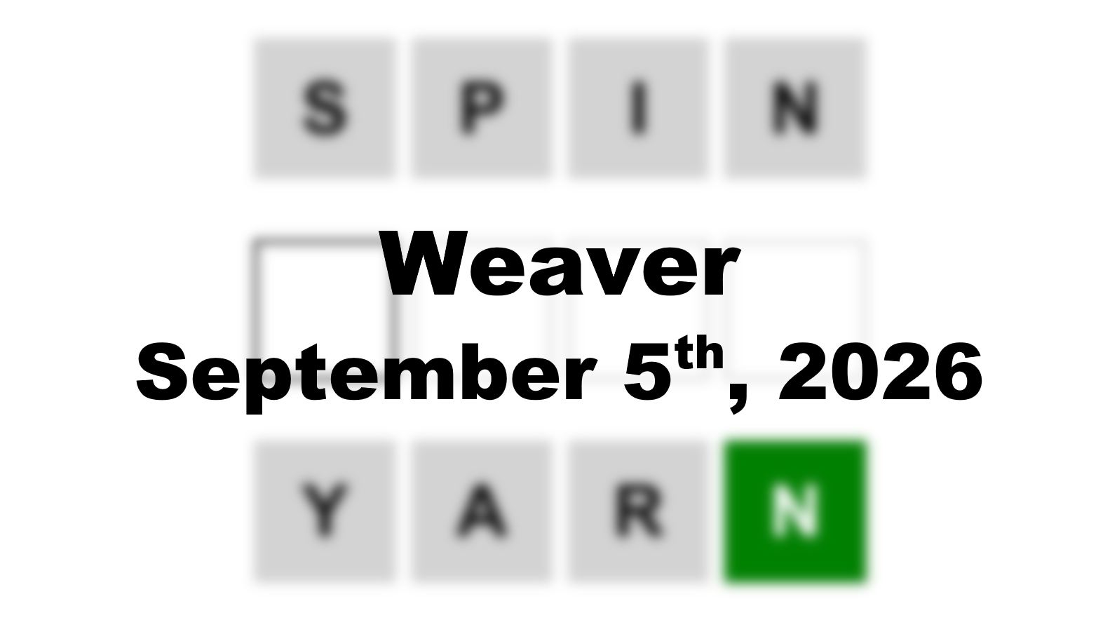 ‘Wordle’ Answer Today 1904 September 5th 2026 – Hints and Solution (9/5/26)